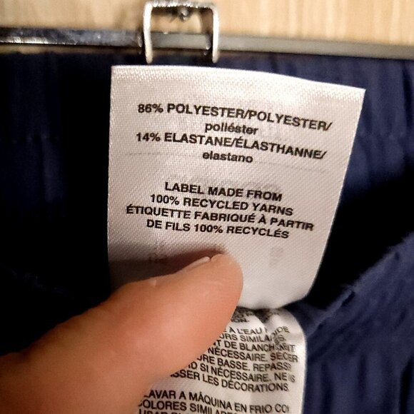 Adidas Girls Slate Blue New Mid Rise Regular Fit Drawstring Track Pants XL 16 - Picture 8 of 10